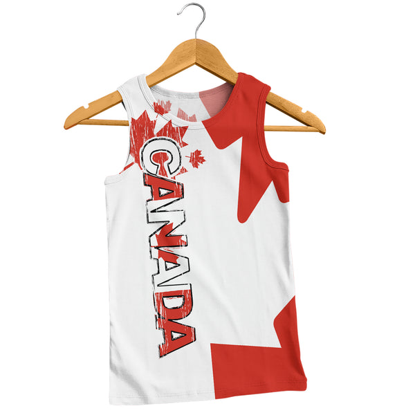 Canada Tank Top Canada Red And White Boldness