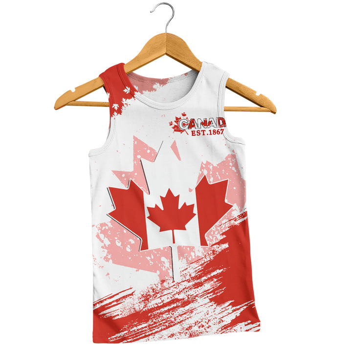 Canada Tank Top Maple Born Canada Made