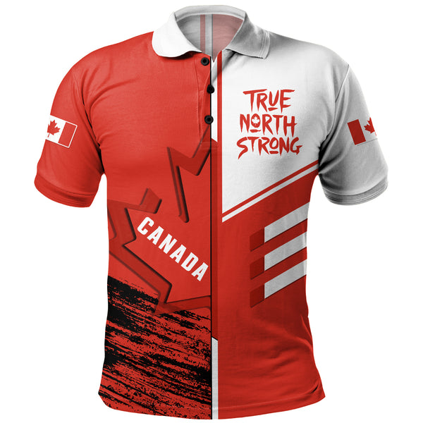 Canada Polo Shirt Canada Maple Streetwear