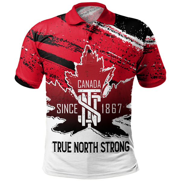 Canada Polo Shirt Since 1867 Strong & Free