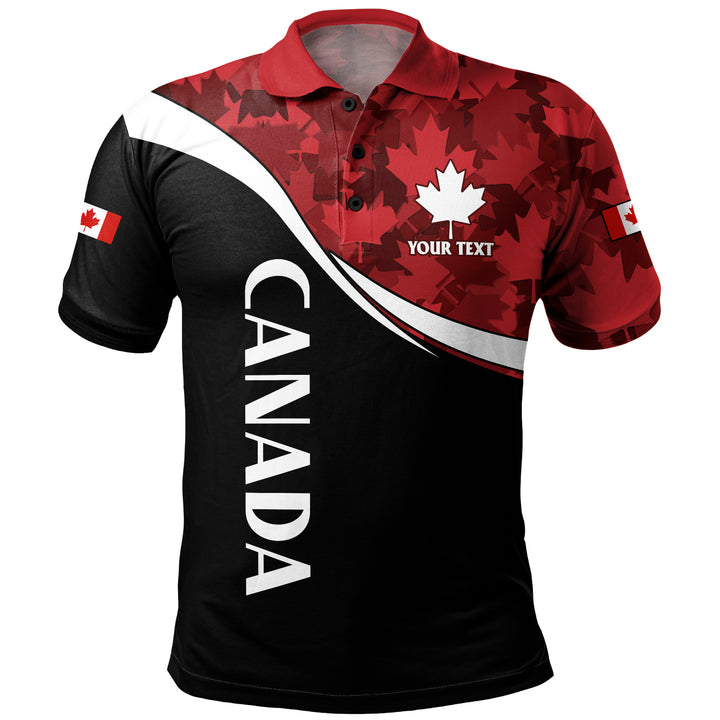 Canada Polo Shirt Maple Leaf Mood Northbound Edition