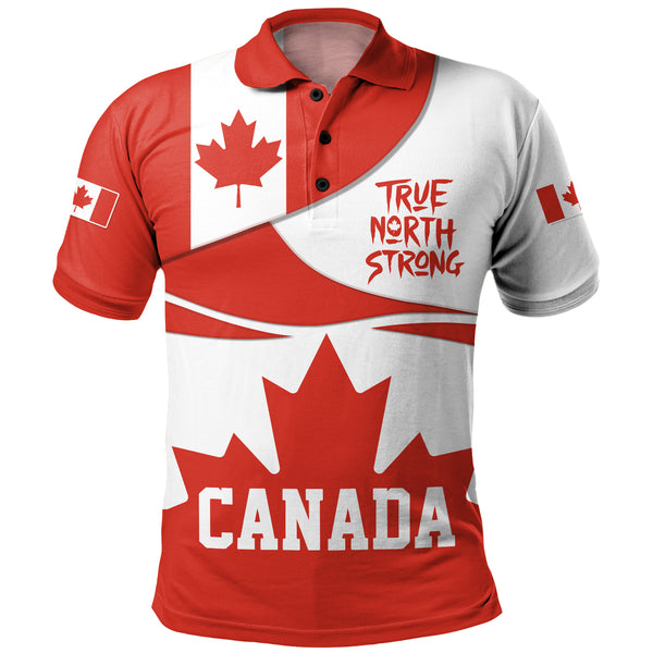 Canada Polo Shirt Canada True North Strong Legend