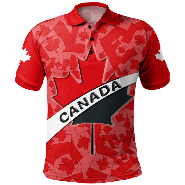 Canada Polo Shirt Born Canadian Built Proud
