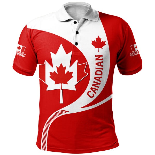 Canada Polo Shirt Proud Canadian Maple