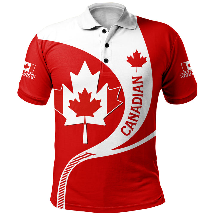 Canada Polo Shirt Proud Canadian Maple