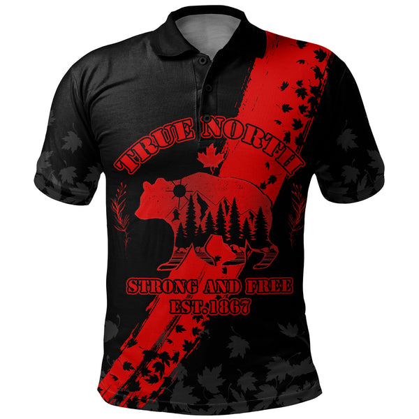 Canada Polo Shirt Canada 1867 Maple Heritage
