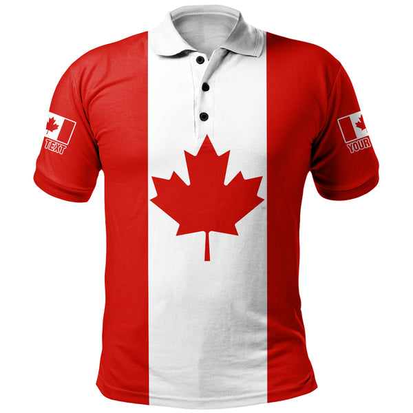Canada Polo Shirt Canada Royal Maple Beaver