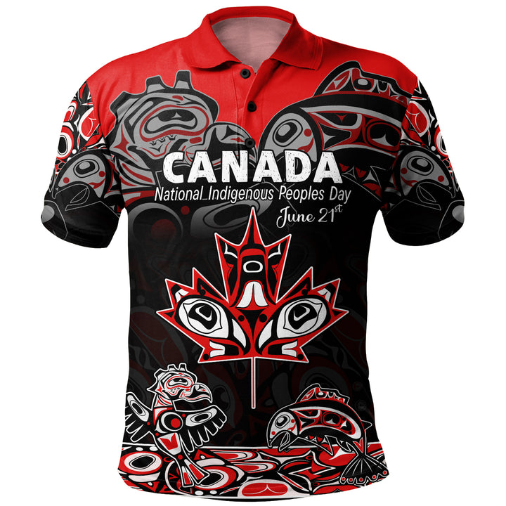 Canada Polo Shirt Indigenous Peoples' Day Jun 21