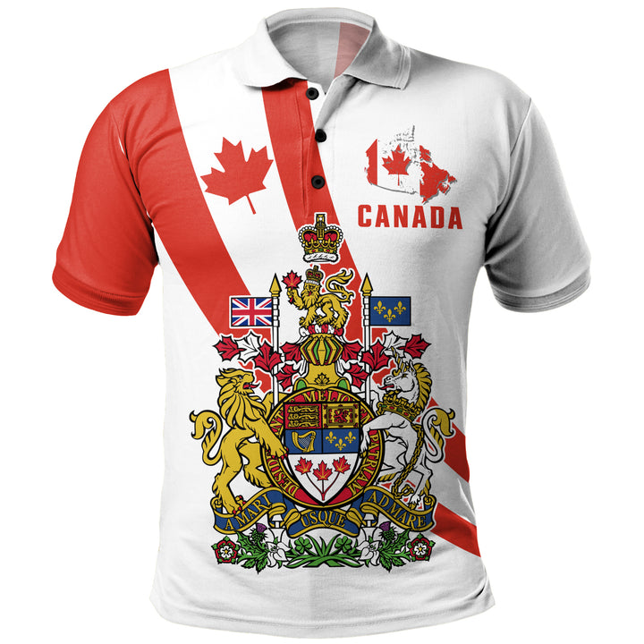 Canada Polo Shirt Great North Symbol