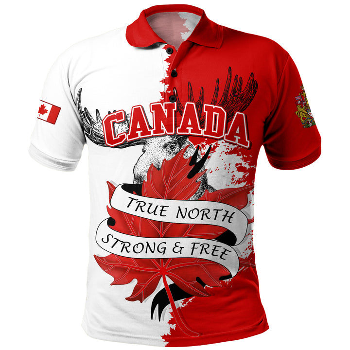 Canada Polo Shirt Canada Wild Maple Strength