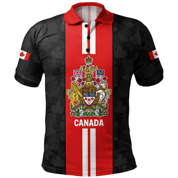 Canada Polo Shirt Coat of Arms Classic Edition