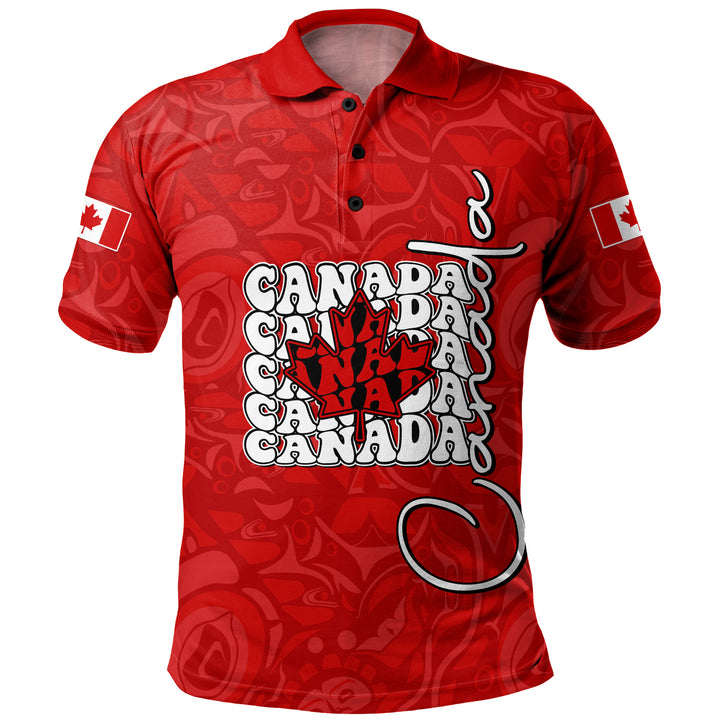 Canada Polo Shirt Roots Of The North