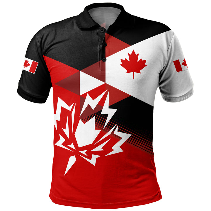 Canada Polo Shirt Canada Maple Streetwear Graphic Style