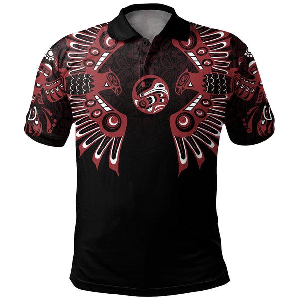 Canada Polo Shirt Haida Echo Of The Wild North