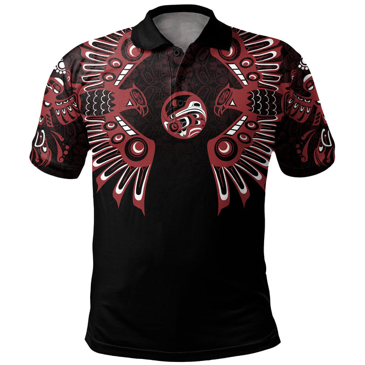 Canada Polo Shirt Haida Echo Of The Wild North