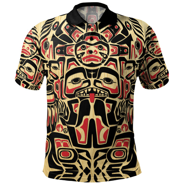 Canada Polo Shirt Haida Echo Voice Of The Old North