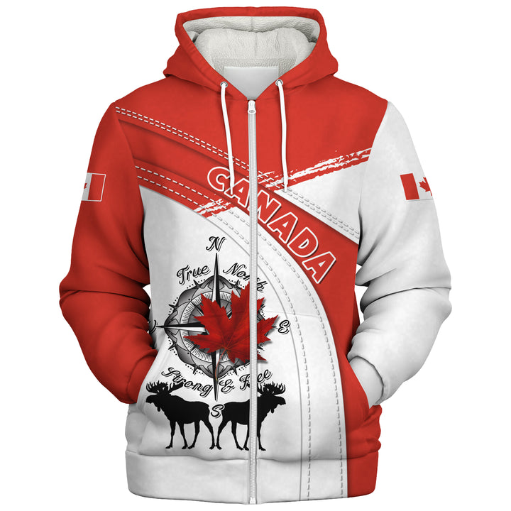 Canada Sherpa Hoodie Canada Northern Glory