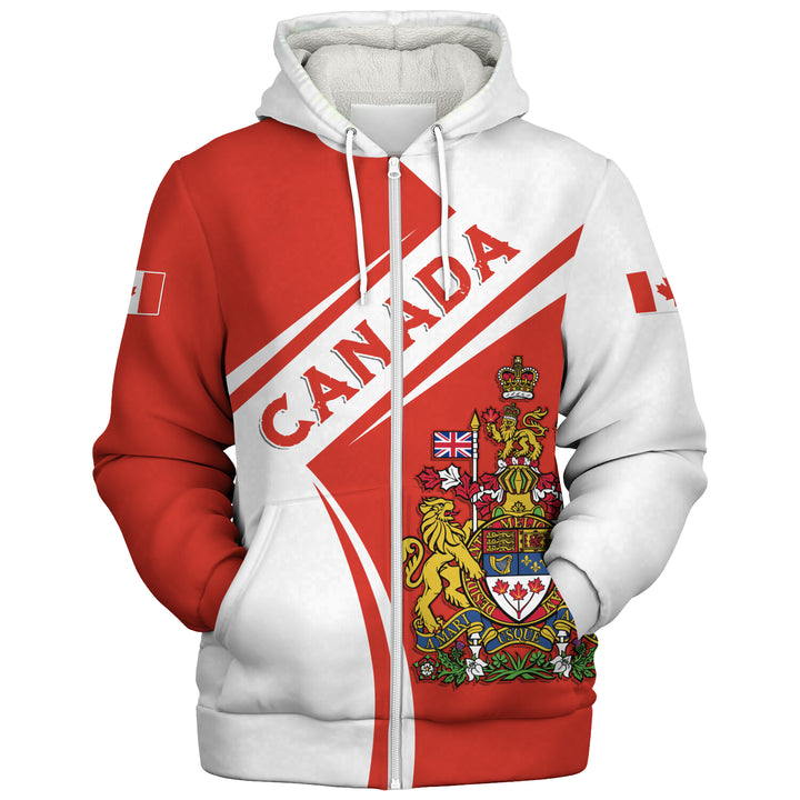 Canada Sherpa Hoodie Canada North Vibes Only