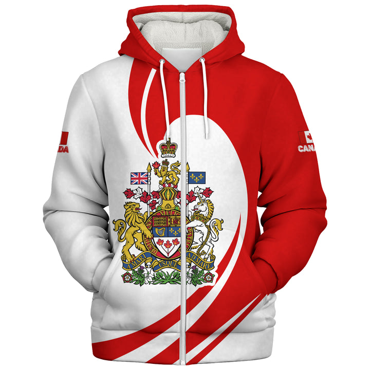 Canada Sherpa Hoodie Canada Noble Spirit