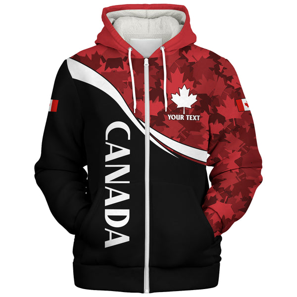 Canada Sherpa Hoodie Maple Leaf Mood Northbound Edition
