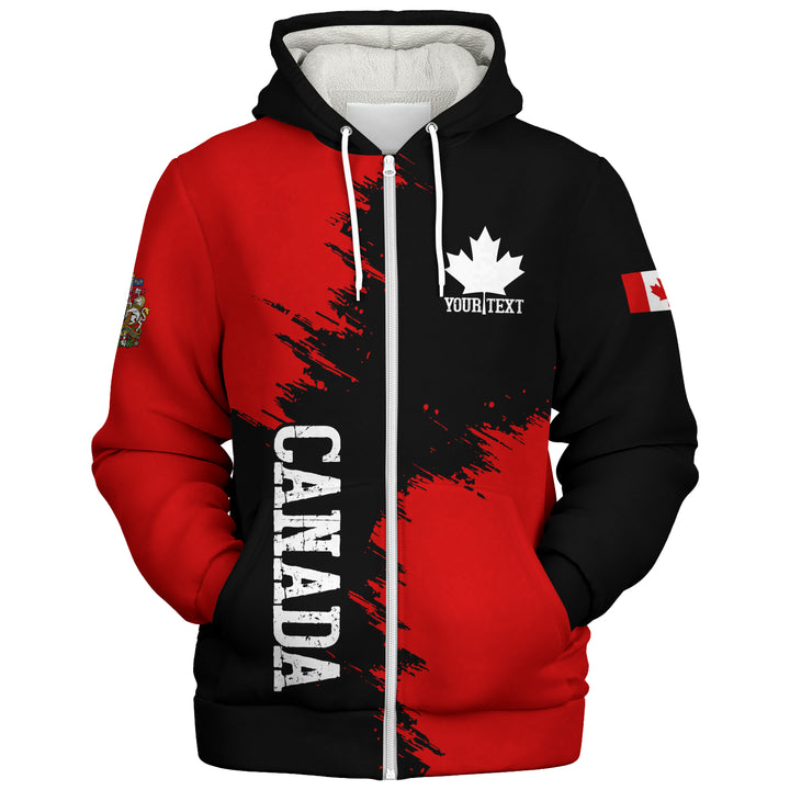 Canada Sherpa Hoodie Canada Maple Clash