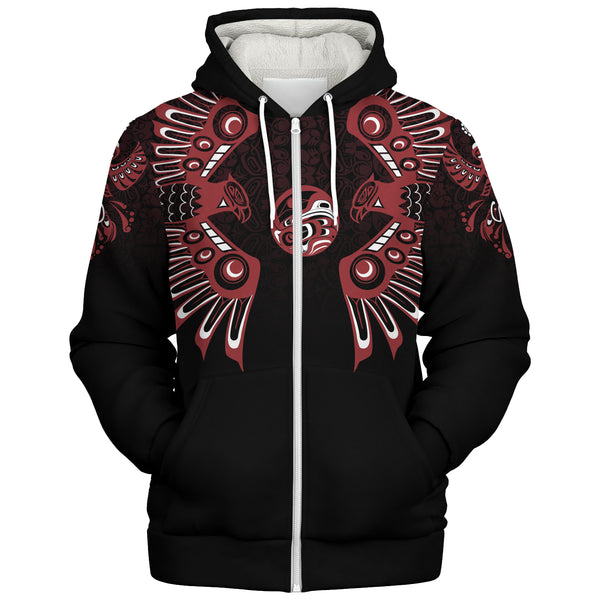 Canada Sherpa Hoodie Haida Echo Of The Wild North