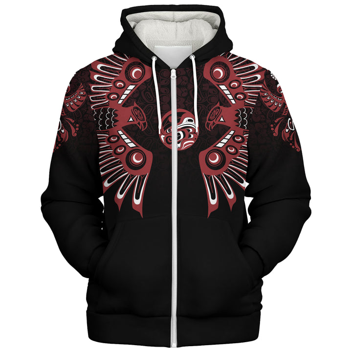 Canada Sherpa Hoodie Haida Echo Of The Wild North