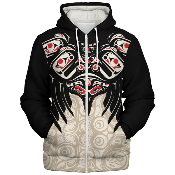 Canada Sherpa Hoodie Mystic Eagle Calling