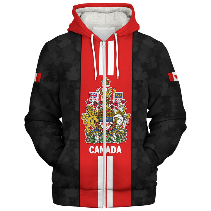 Canada Sherpa Hoodie Coat of Arms Classic Edition