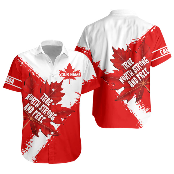 Canada Short Sleeve Shirt Maple Strength Strong And Free