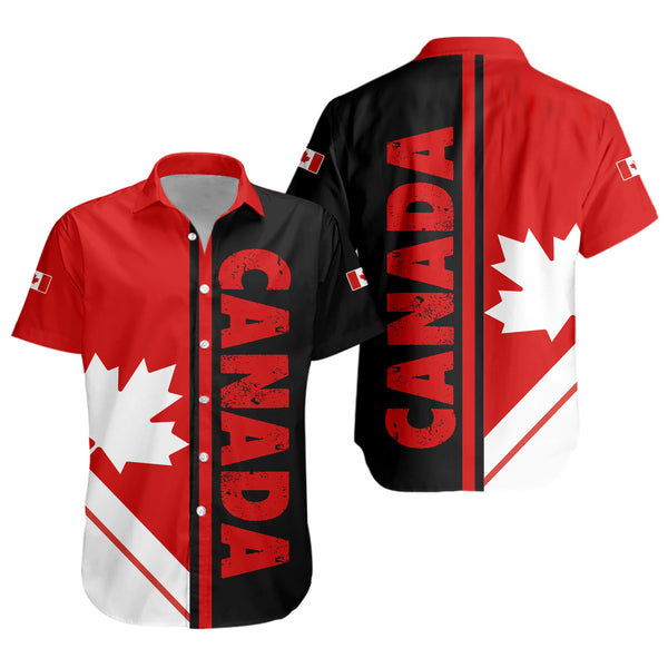 Canada Short Sleeve Shirt Maple Power Canada Split