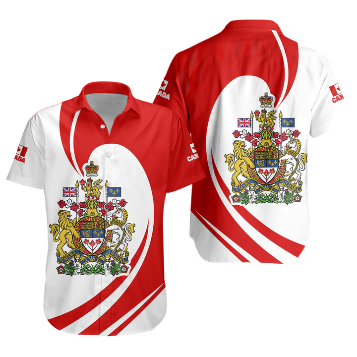 Canada Short Sleeve Shirt Canada Noble Spirit