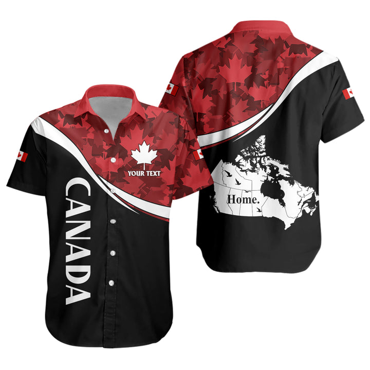 Canada Short Sleeve Shirt Maple Leaf Mood Northbound Edition