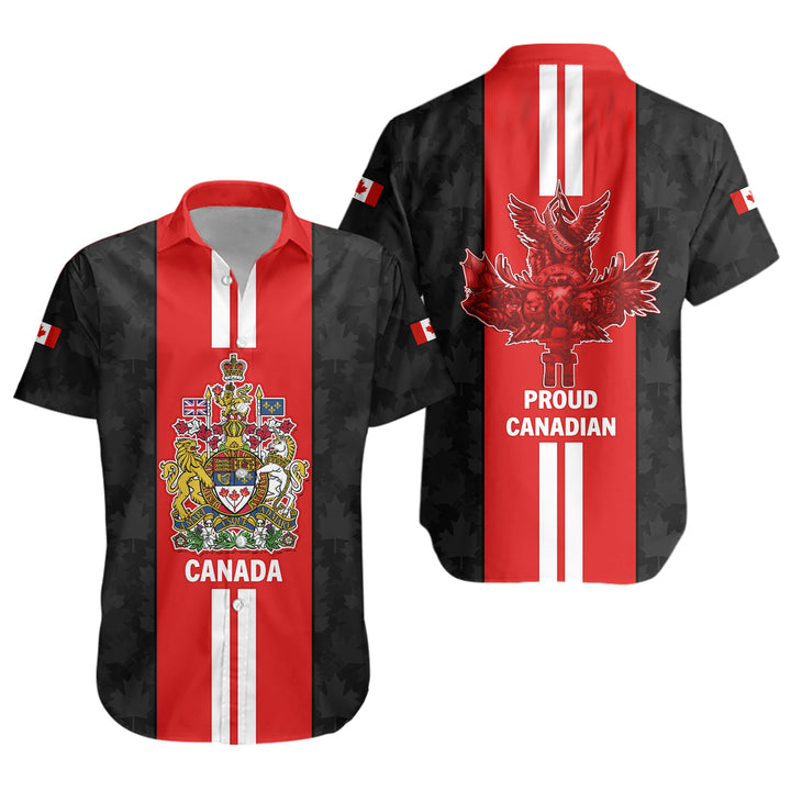 Canada Short Sleeve Shirt Coat of Arms Classic Edition