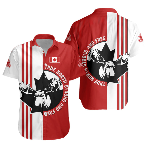 Canada Short Sleeve Shirt Born North Wild And Proud