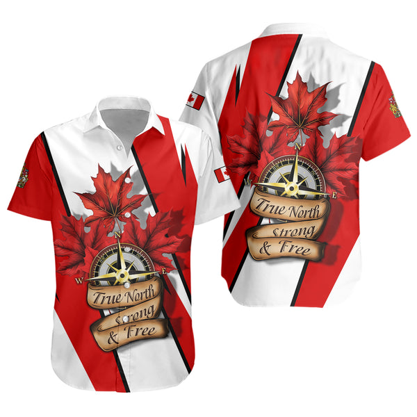 Canada Short Sleeve Shirt Canada True North Compass