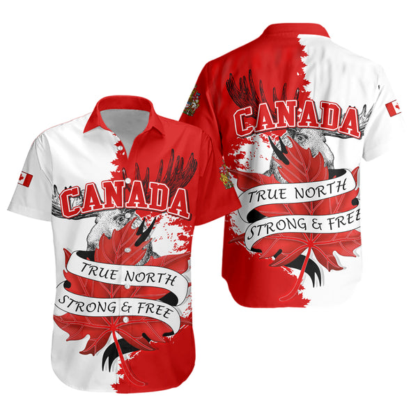 Canada Short Sleeve Shirt Canada Wild Maple Strength