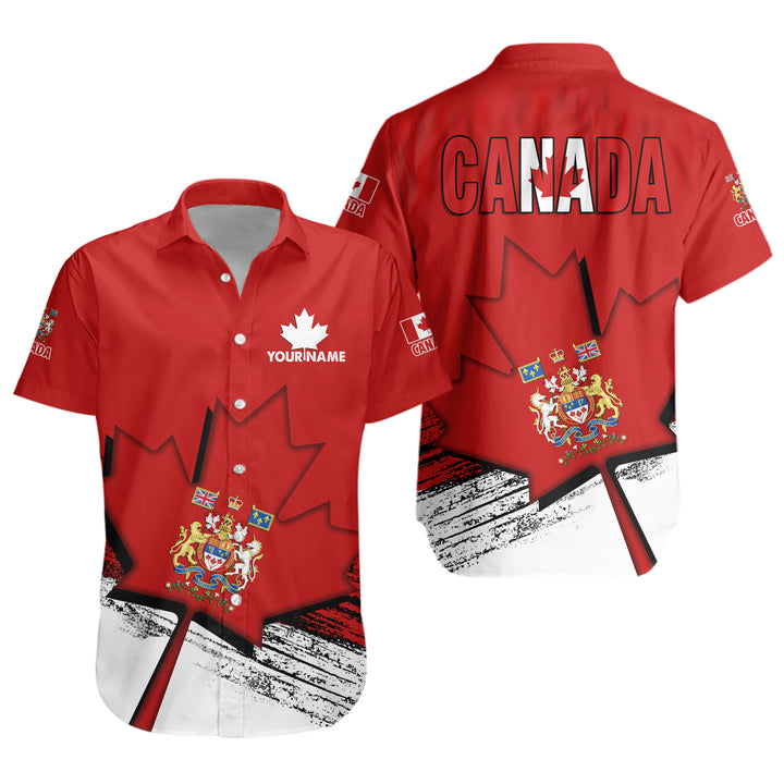 Canada Short Sleeve Shirt Canada’s Heritage Warrior