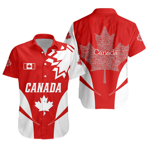 Canada Short Sleeve Shirt Canada Bold Maple Surge