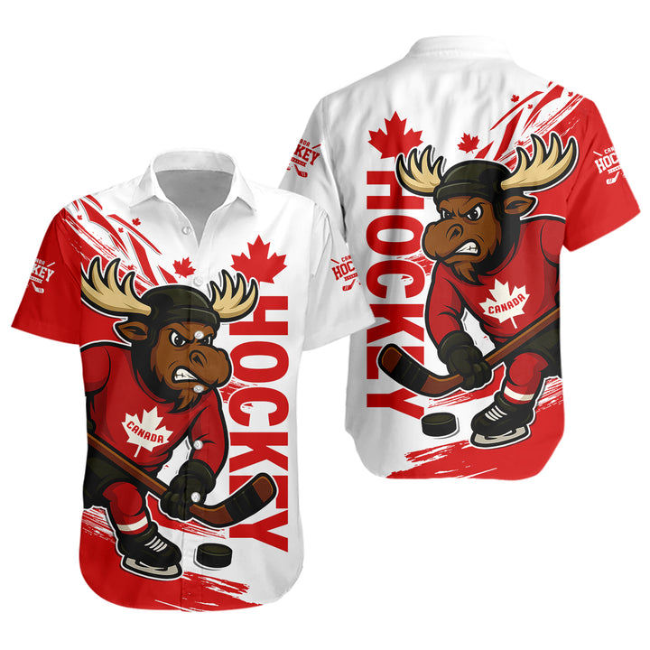 Canada Short Sleeve Shirt Canada Hat Trick Classic