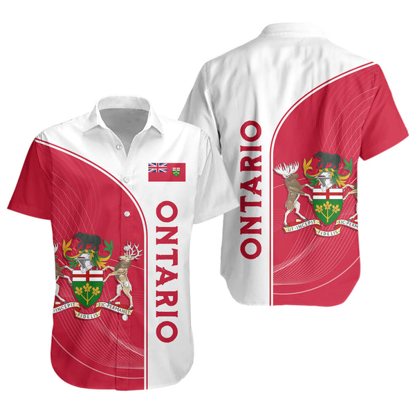 Ontario Short Sleeve Shirt Proud Provincial Heritage