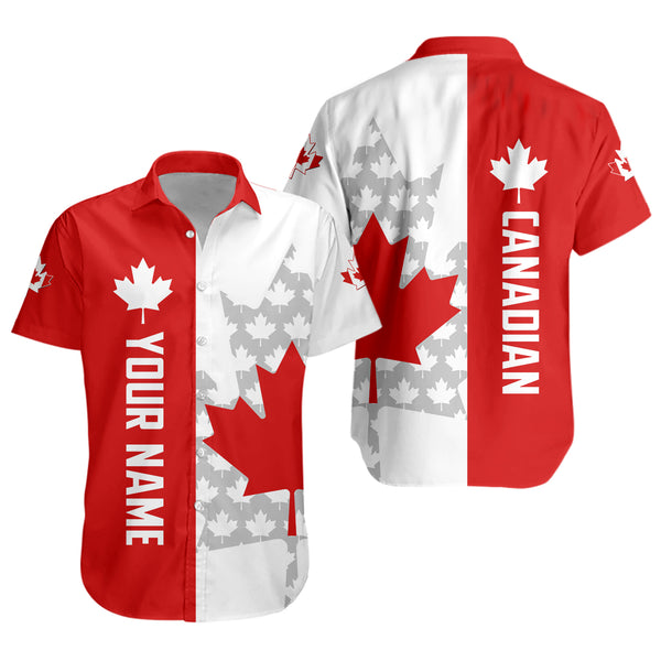 Canada Short Sleeve Shirt Custom True North Signature