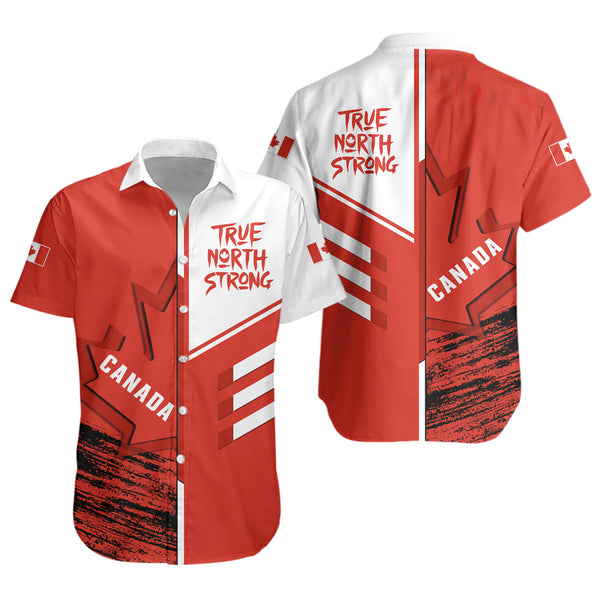 Canada Short Sleeve Shirt Canada Maple Streetwear