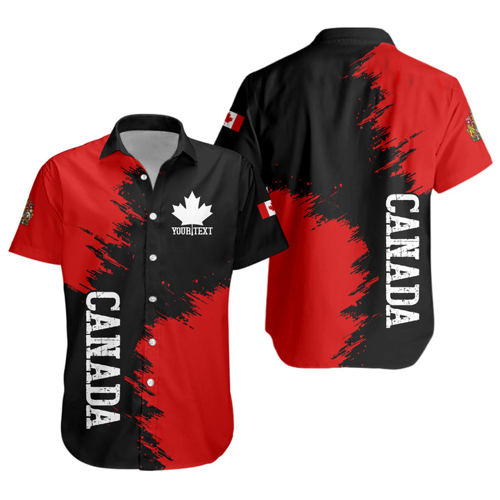 Canada Short Sleeve Shirt Canada Maple Clash