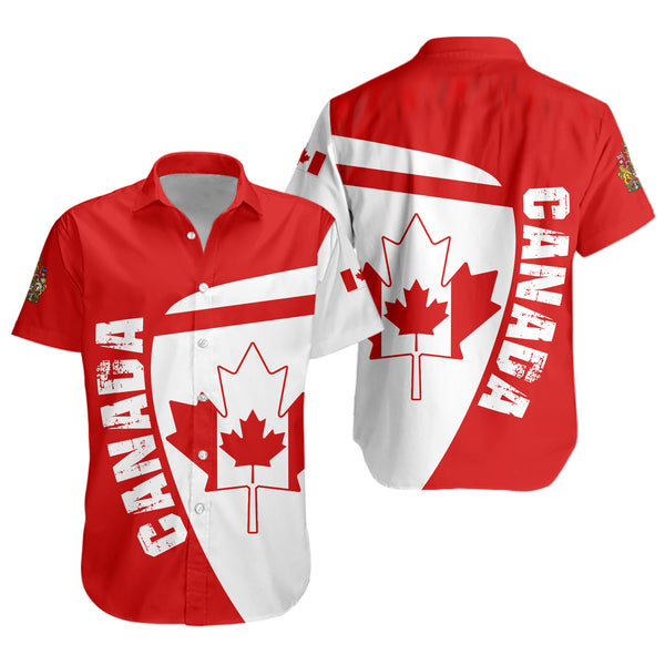 Canada Short Sleeve Shirt Canada Maple Leafs Half Concept