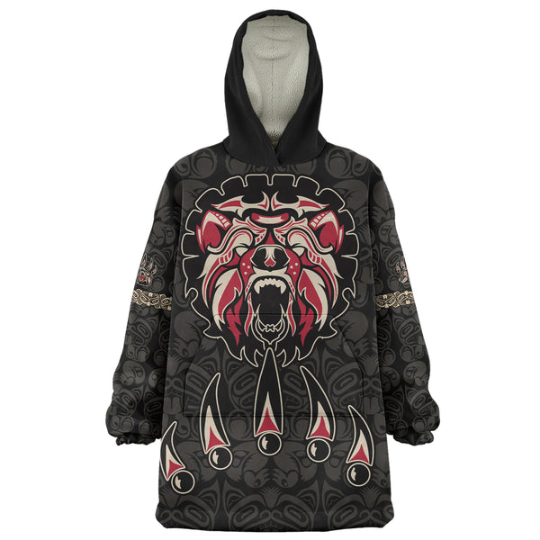 Canada Snug Hoodie Haida Tribal Roaring Bear
