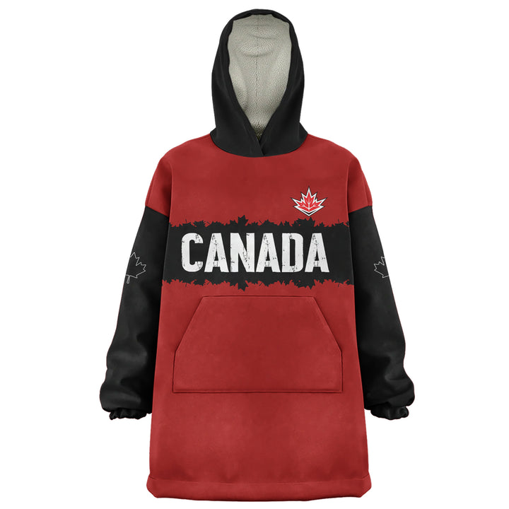 Canada Snug Hoodie Red & Black True North