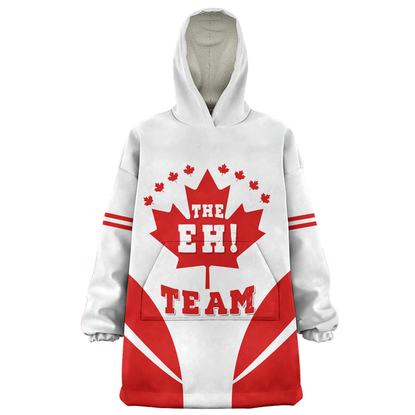 Canada Snug Hoodie Custom Canada The Eh Team Maple Leaf