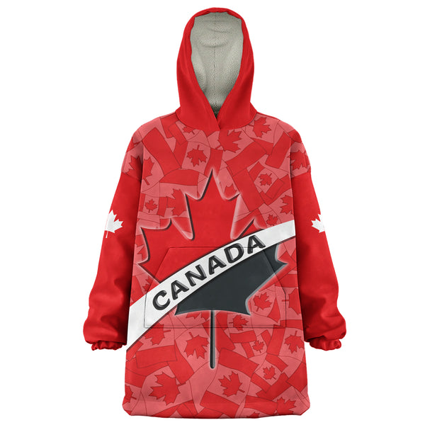Canada Snug Hoodie Born Canadian Built Proud