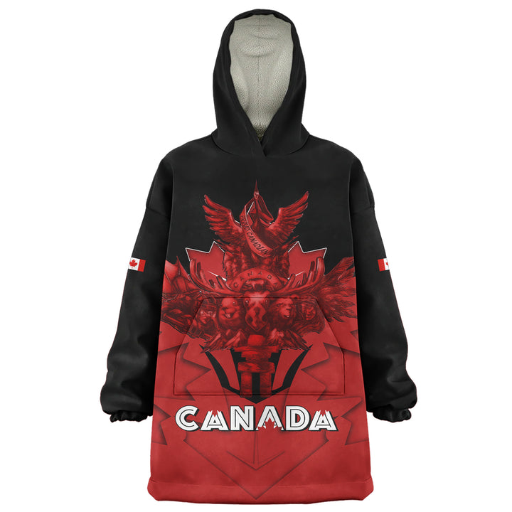 Canada Snug Hoodie Red Sovereign Northern Emblem